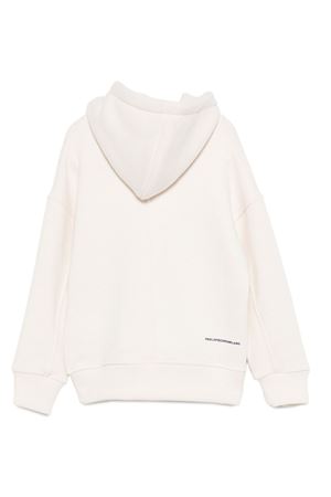 beige polyester hoodie PAOLO PECORA KIDS | PP4135BURR